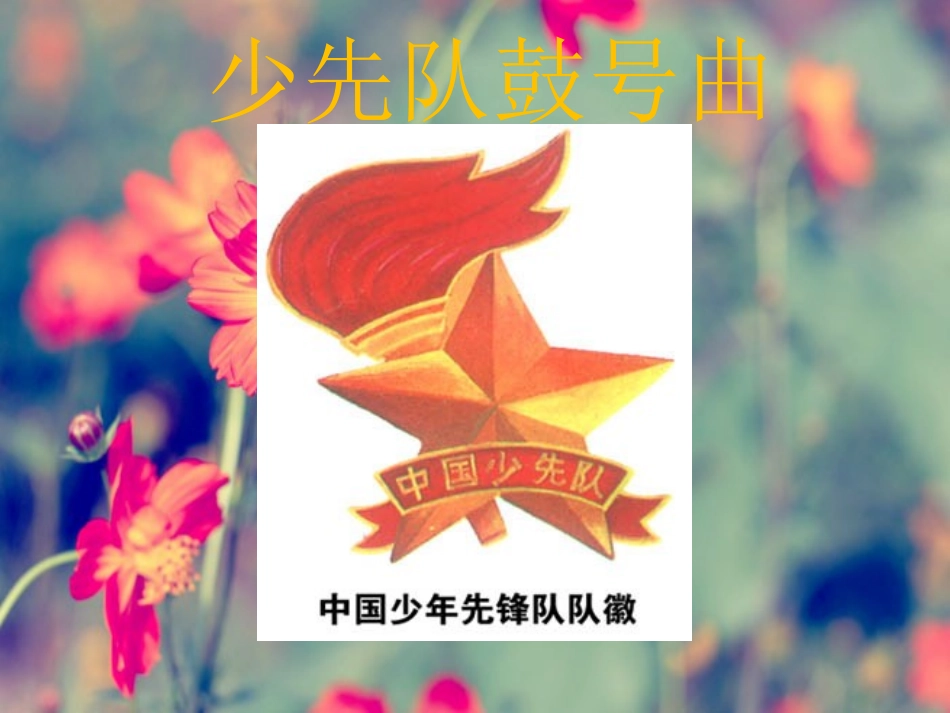 《少先队鼓号曲》课件_第1页