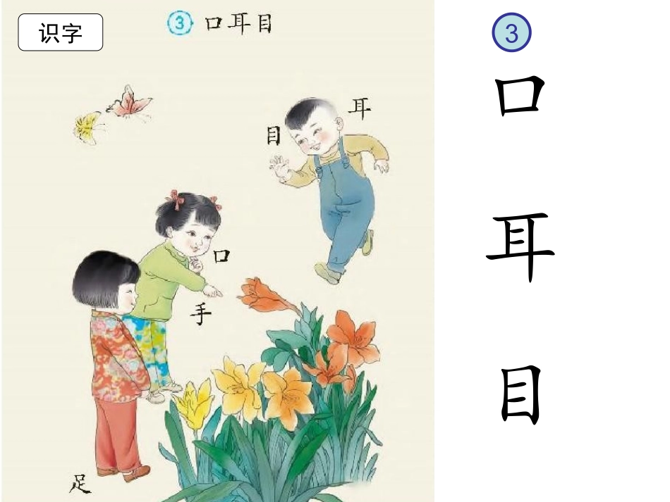 部编教材一年级上册《口耳目》版_第2页
