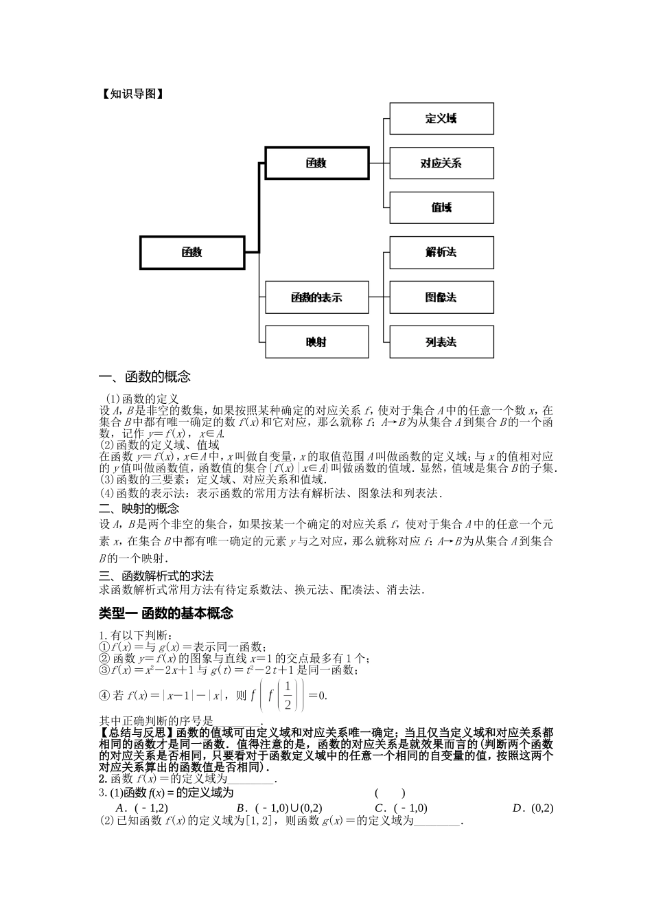 函数与映射课程_第1页