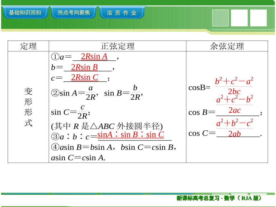 正弦定理和余弦定理-课件_第3页