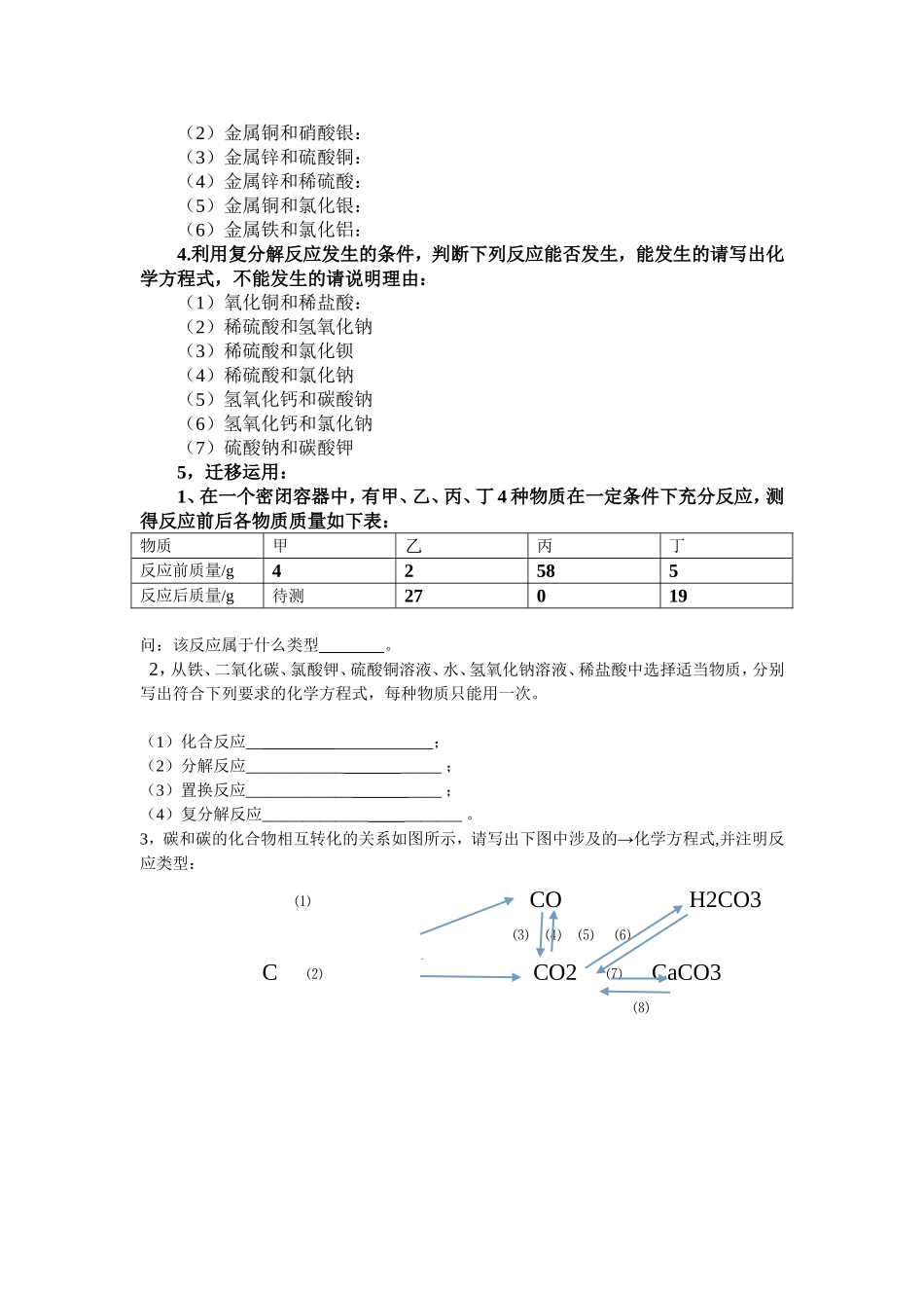 物质的化学变化_第2页