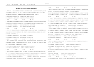 政治生活第二单元试题