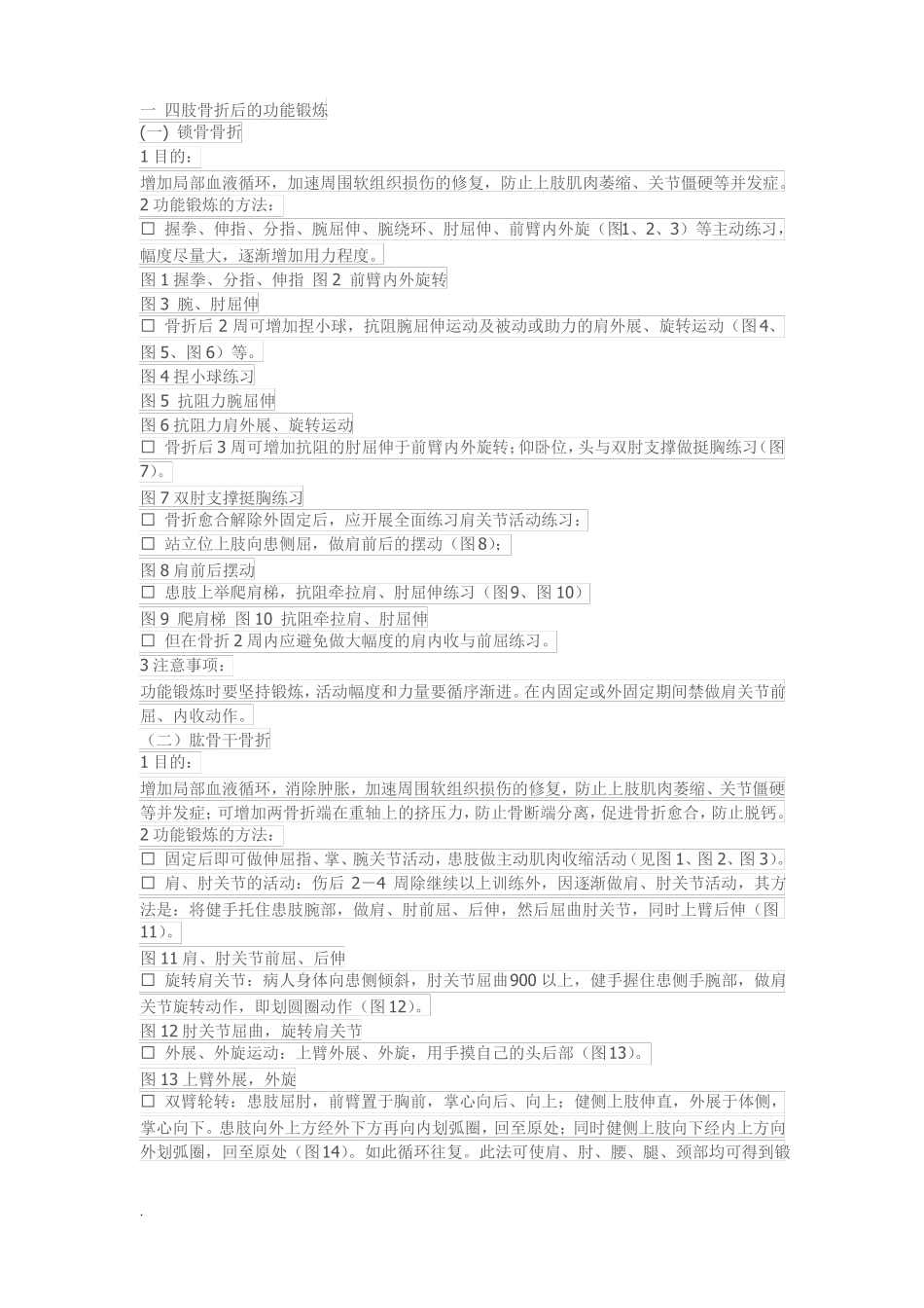 骨科常见手术后康复训练方法修订版_第1页