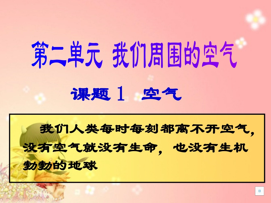 第二单元课题1空气_第1页