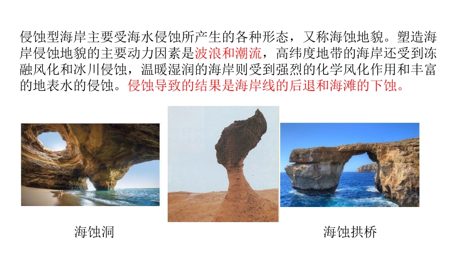2021届高三地理二轮复习之海底与海岸地貌（共42张PPT）_第3页
