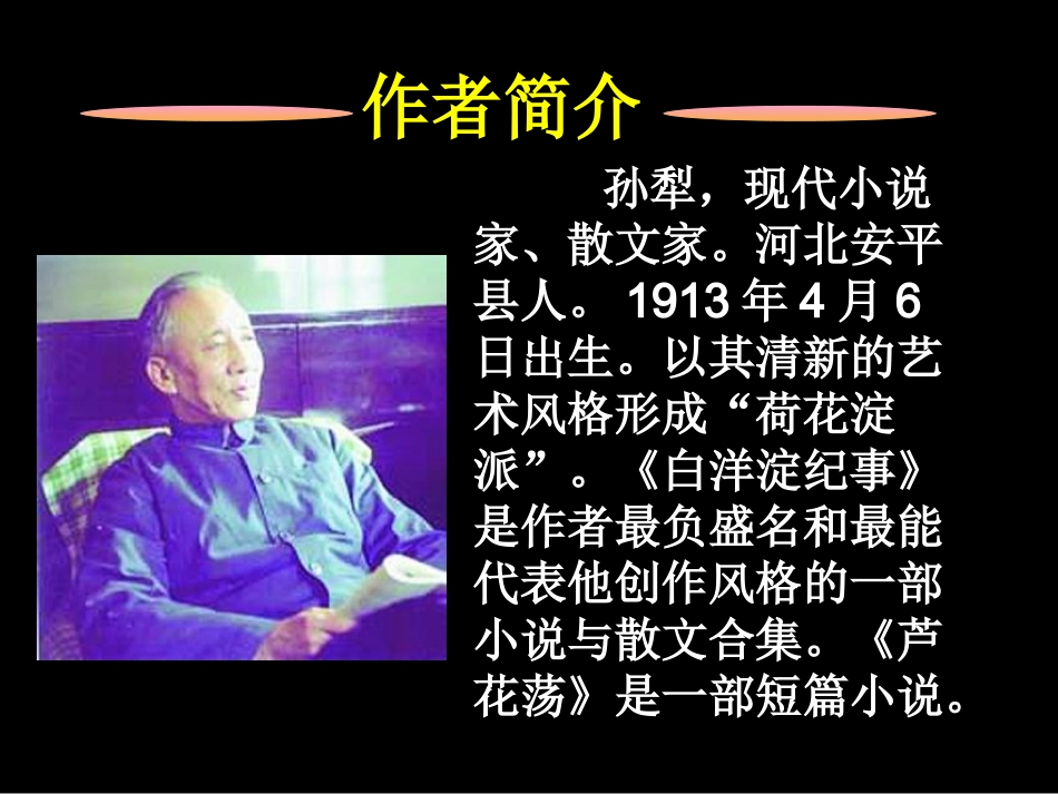 《芦花荡》课件_第3页