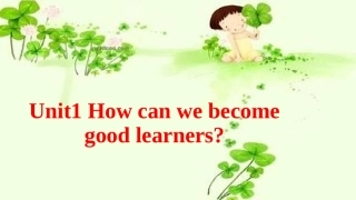 人教版九年级英语1-10单元知识点复习课件