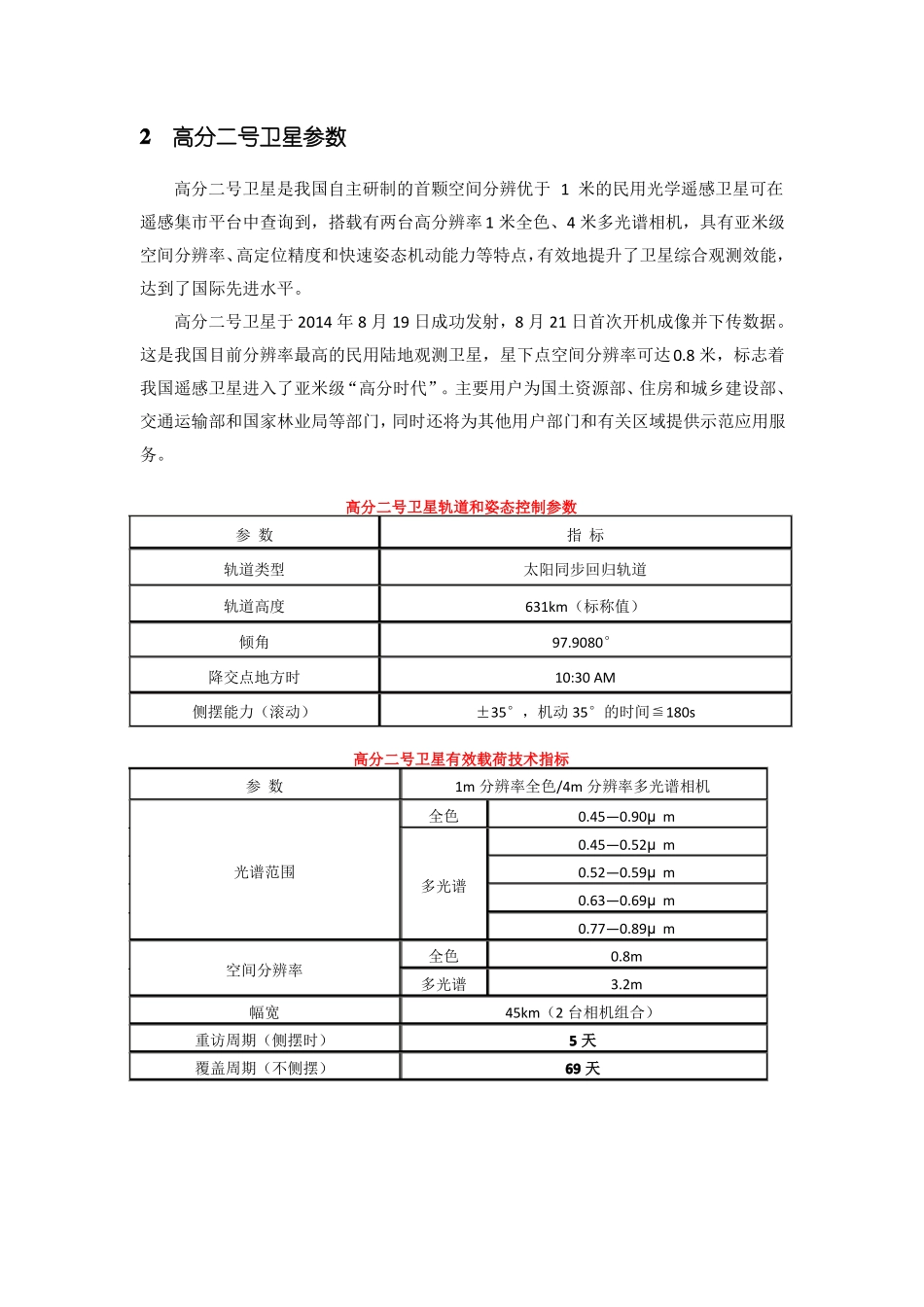 高分卫星参数_第3页