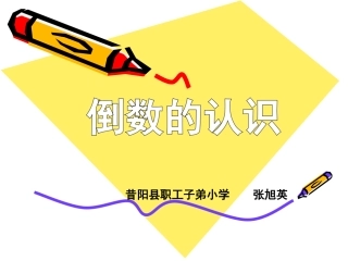 倒数的认识 (2)