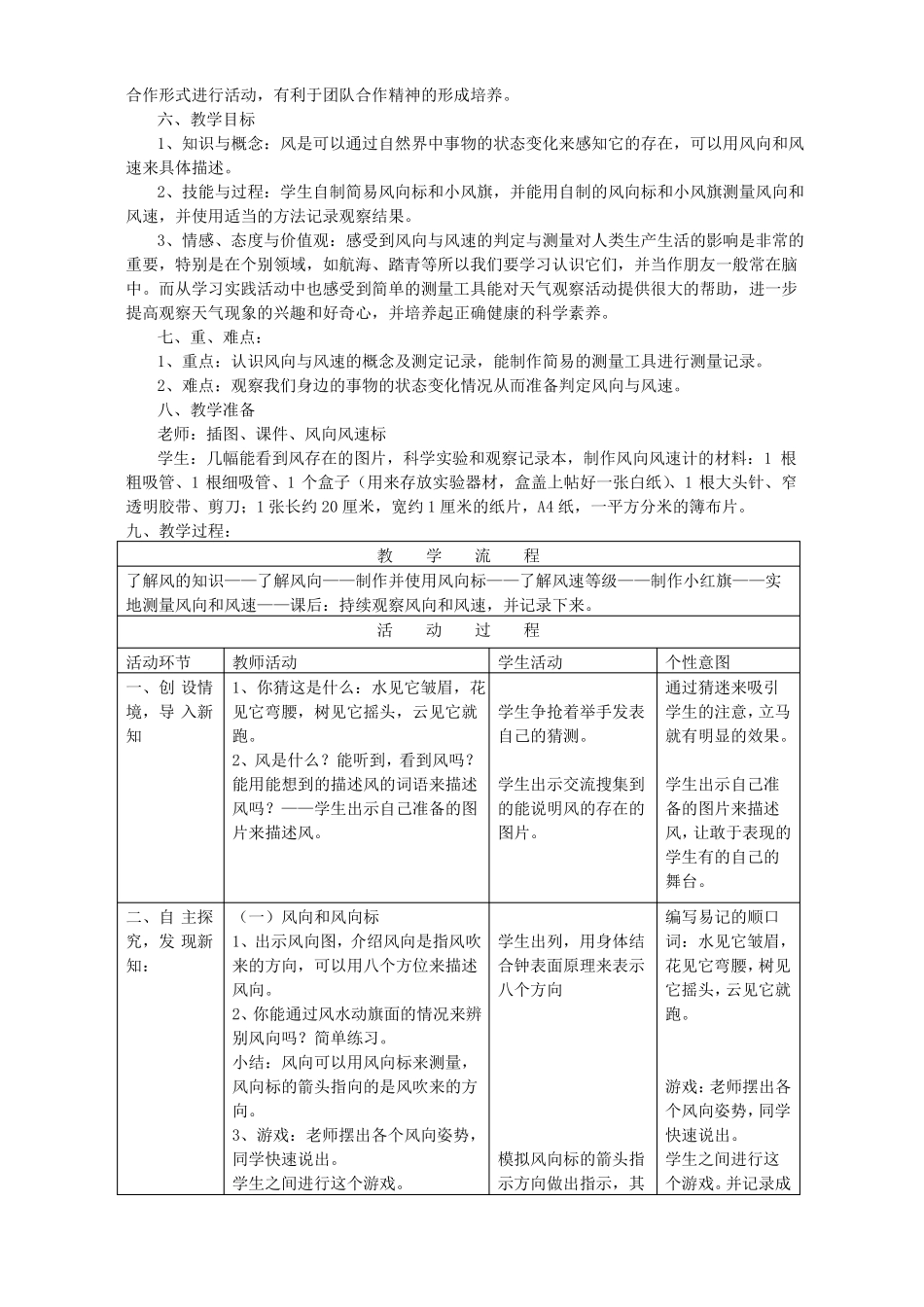 风向与风速——教学设计_第2页