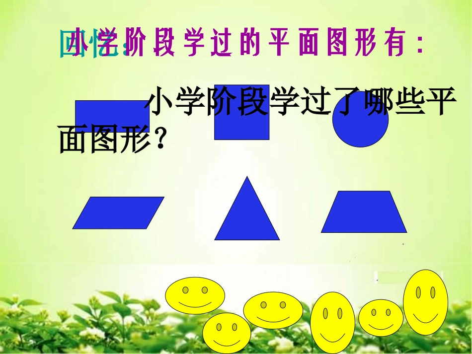 人教版六年级数学下册平面图形的周长和面积整理和复习课件_第3页