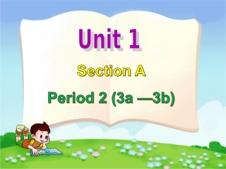 九年级Unit1（SectionA-2）