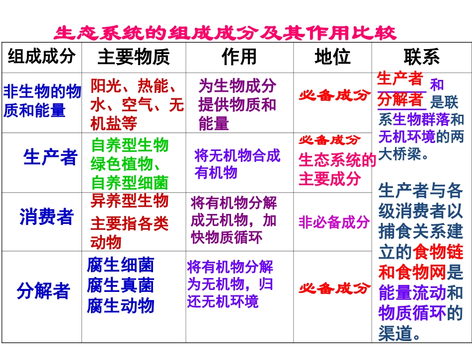 《生态系统的结构》复习课件_第3页