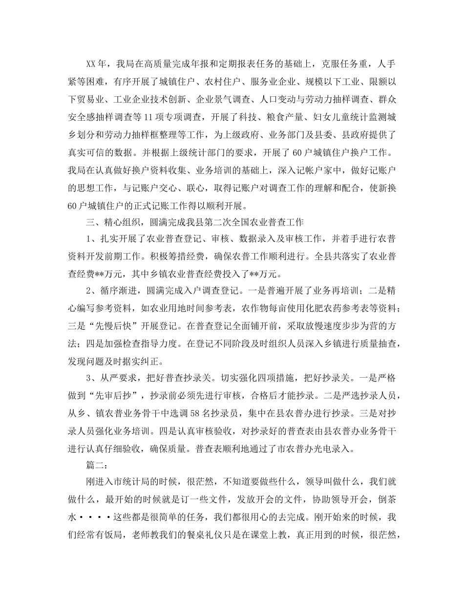 统计局年度个人工作总结 _第2页