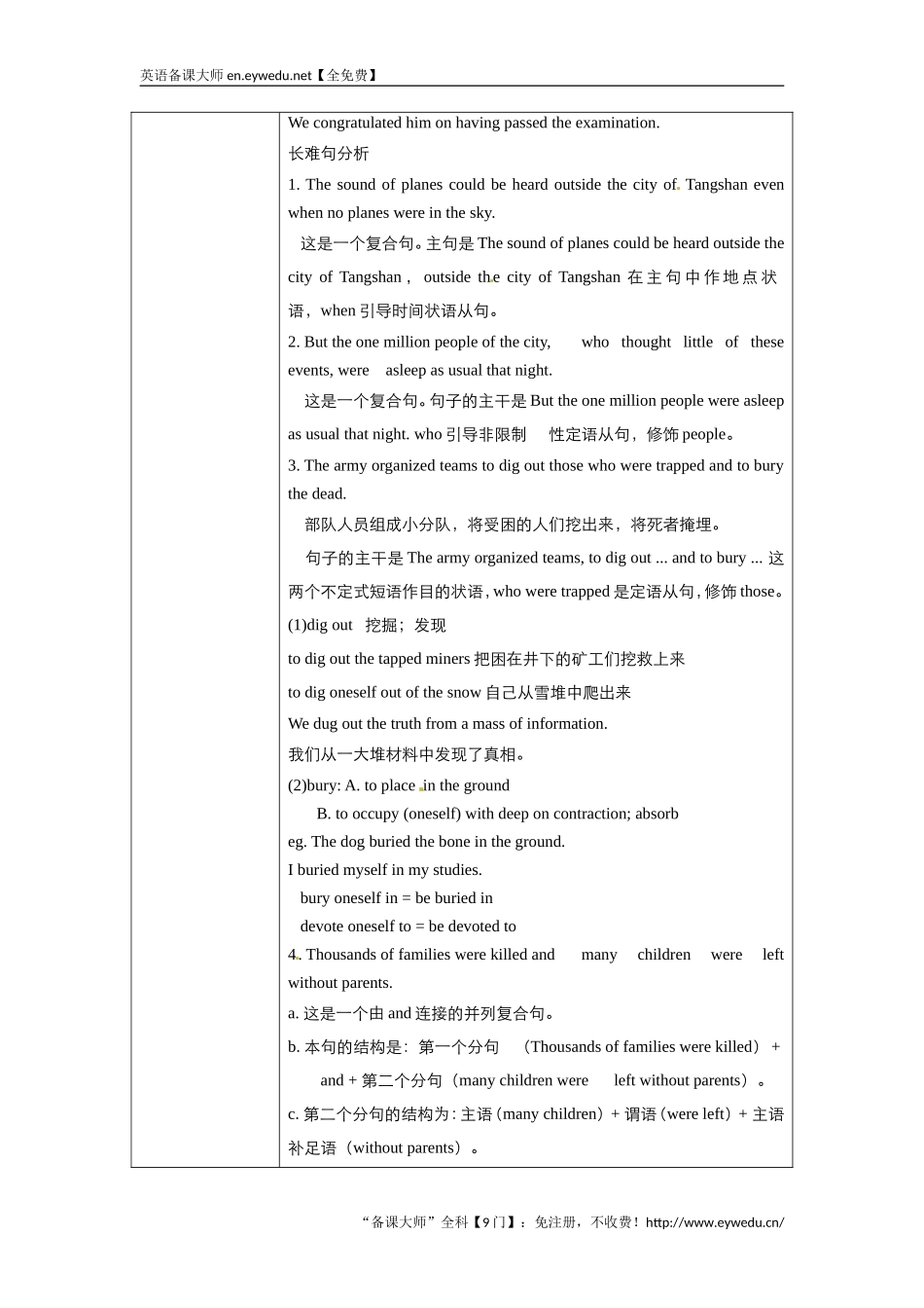 高中英语人教版必修1教案：unit4EarthquakesLanguagepoints教案（系列四）Word版英语备课大师【全免费】_第3页