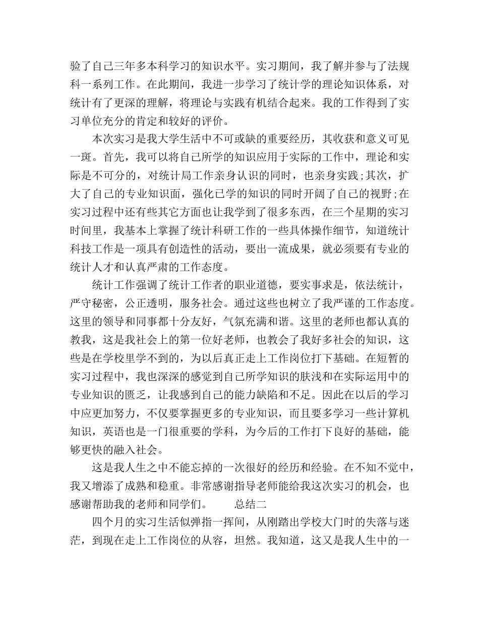 统计局个人实习总结 _第3页