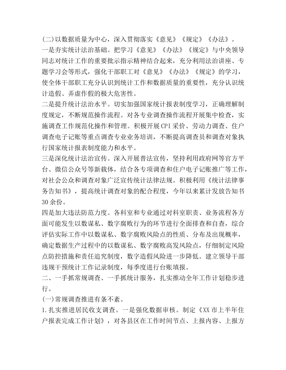 统计局2020年上半年重点工作落实情况总结-2020整改措施落实情况 _第3页