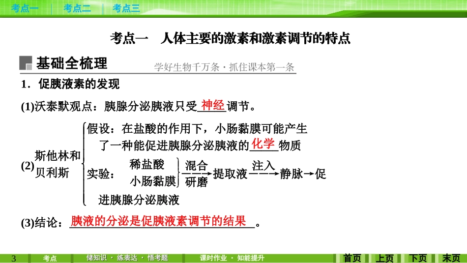 第25讲激素调节及神经调节与体液调节的关系_第3页