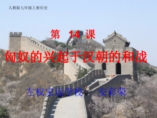 七上14课匈奴的兴起及与汉朝的和战