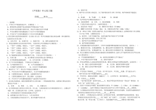 八年级物理《声现象》单元练习题