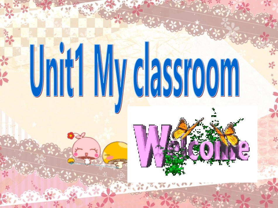 新版小学英语pep四年级上册unit1第一课时_第1页