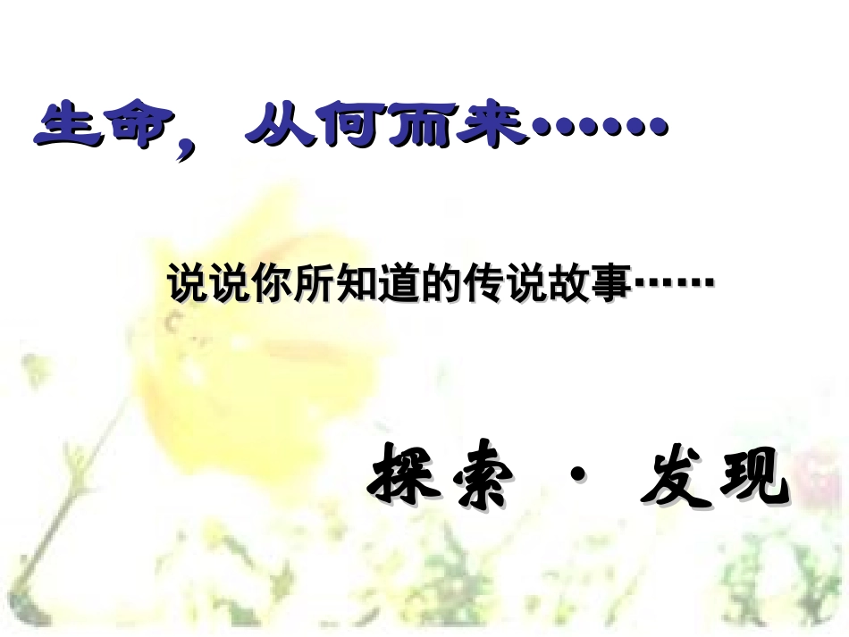 追寻生命的起源_第3页