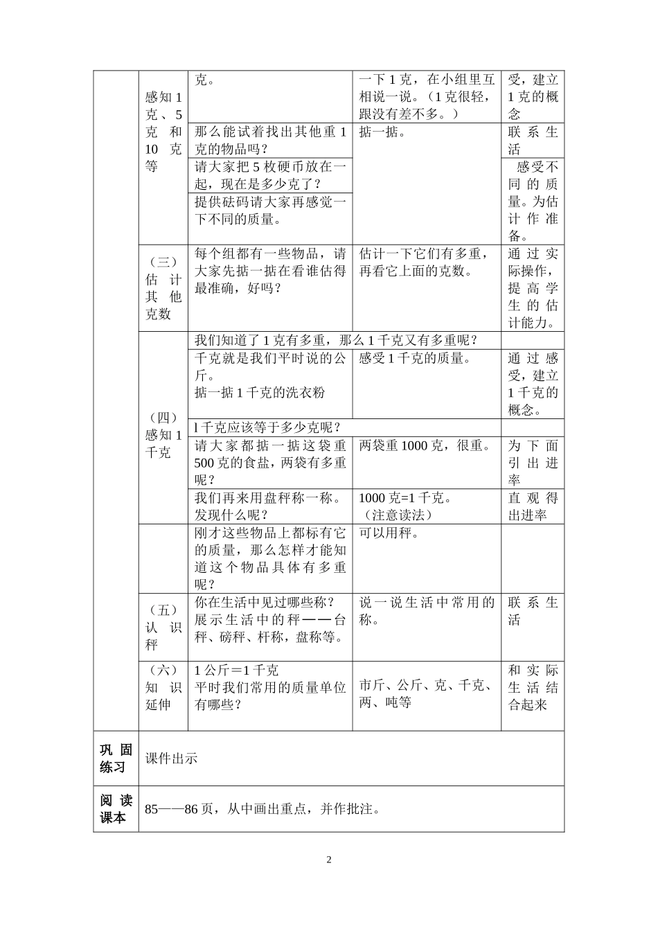 《克和千克的认识》—教学设计_第2页