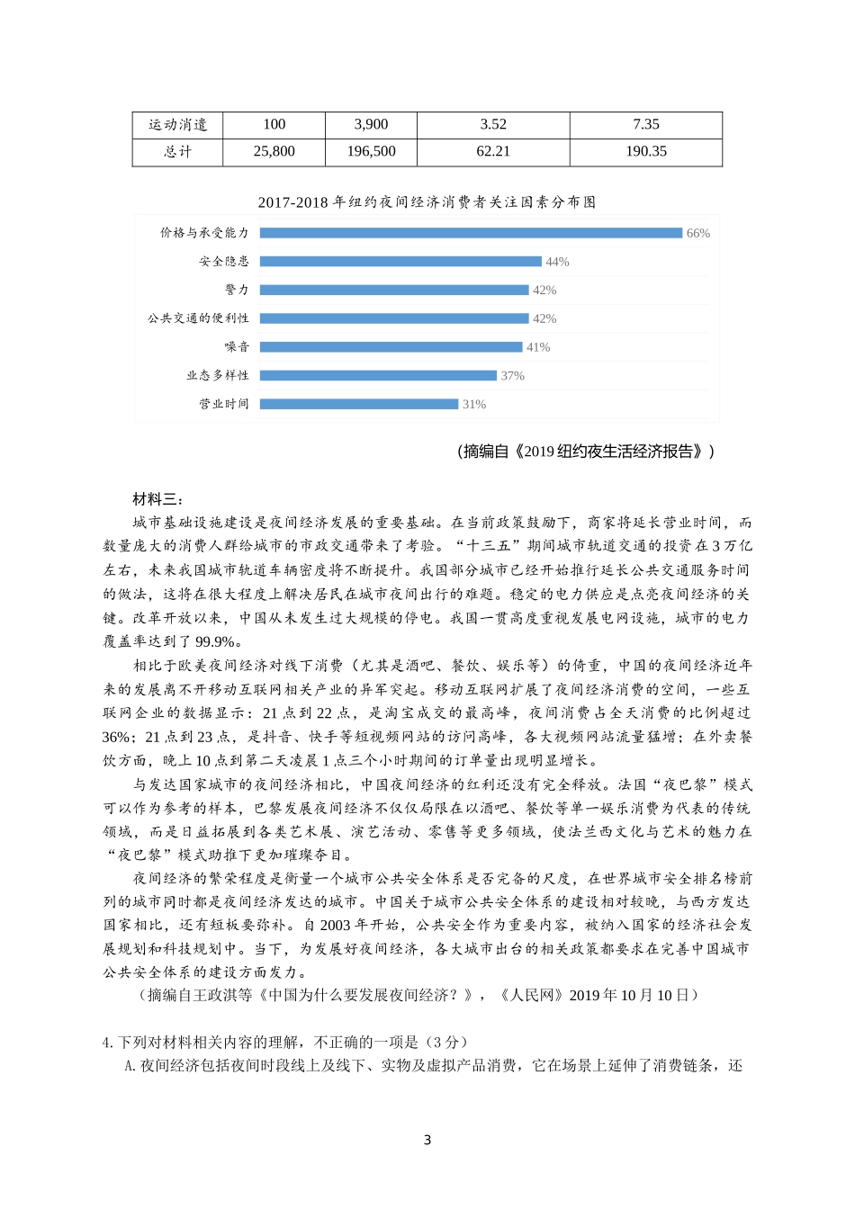 2020年3月语0文月考试题_第3页