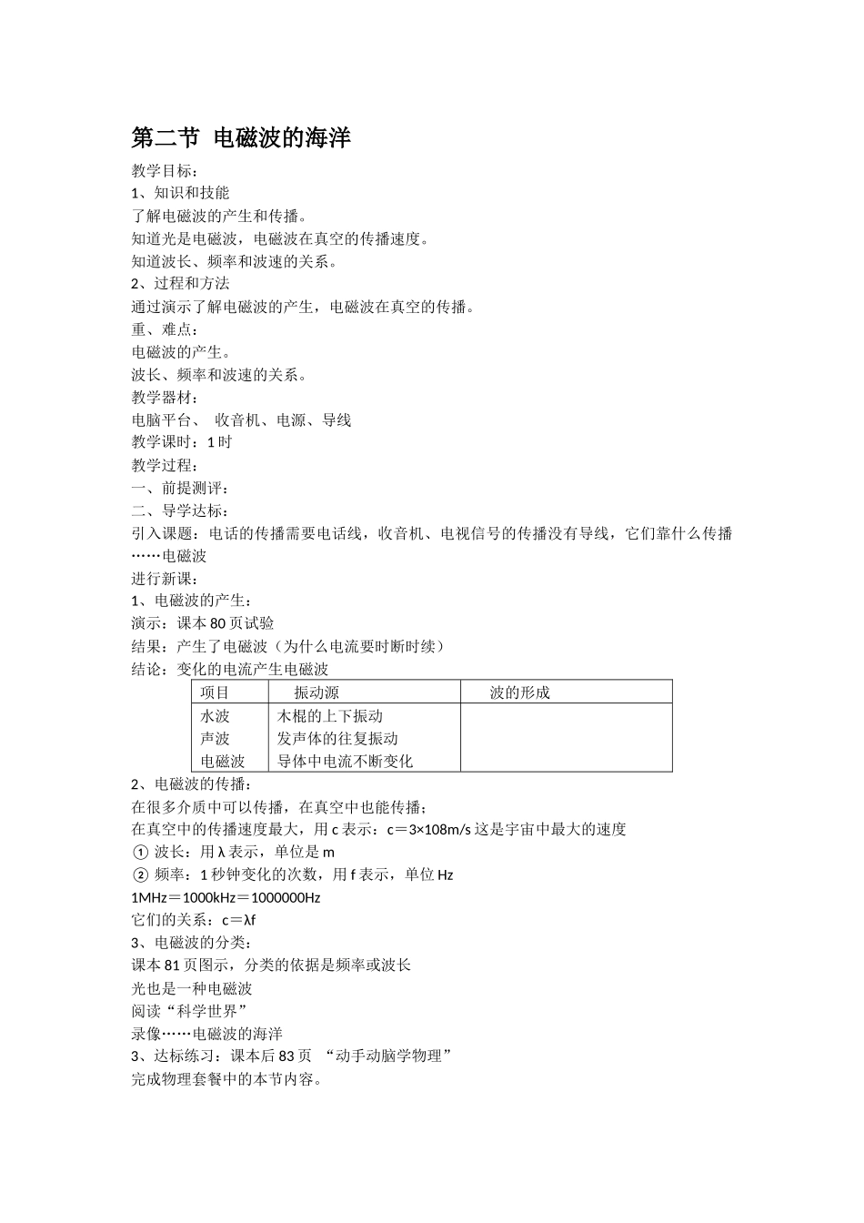 第二节电磁波的海洋_第1页