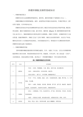 镀锌基础知识