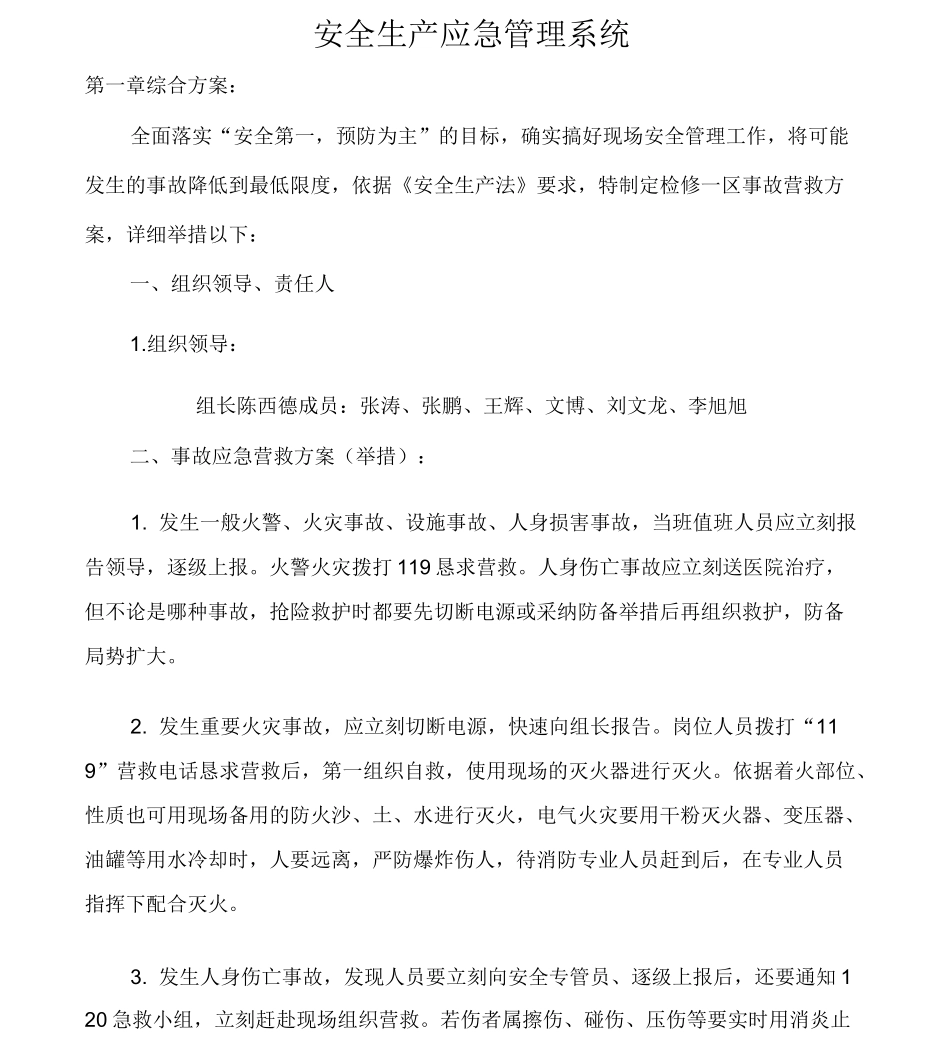 保障生产安全应急管理体系_第1页