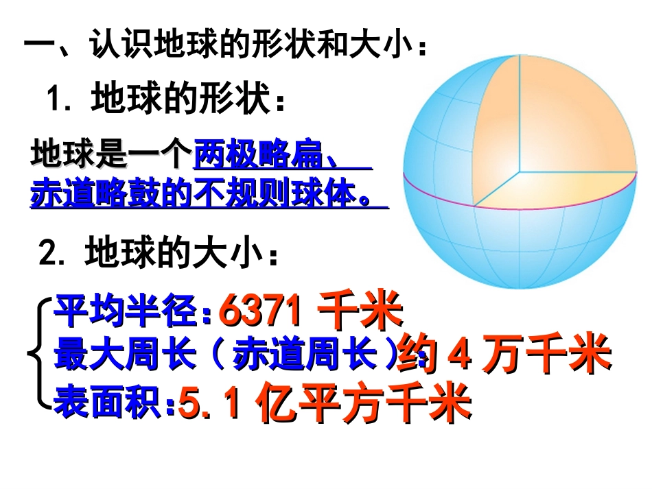 初一地理-地球和地球仪_第2页