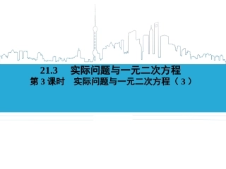 实际问题与一元二次方程（）