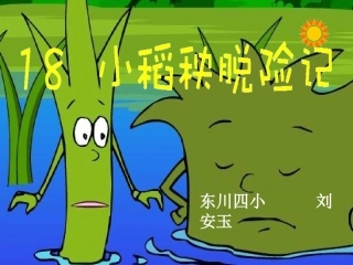 小稻秧脱险记课件