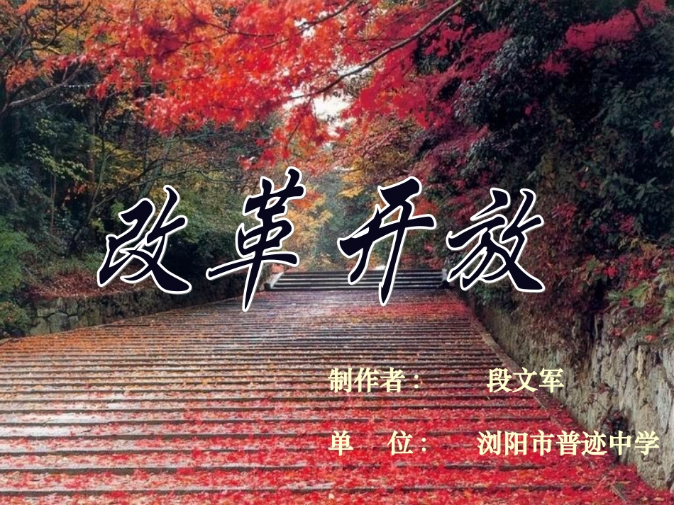 第9课改革开放（2）_第1页