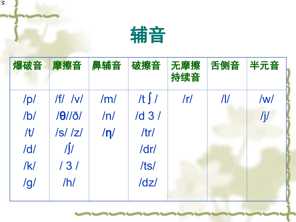 国际音标学习课件_第2页