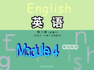 外研版Book3Module4LanguagepointsPPT