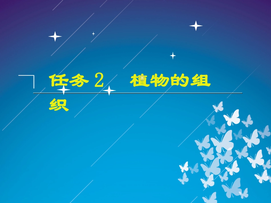 任务二植物组织_第1页