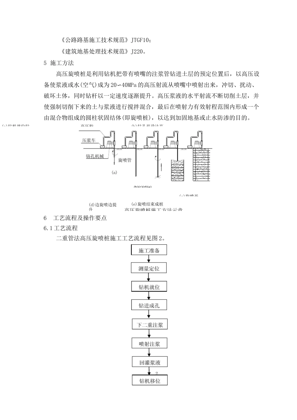 (完整版)16、高压旋喷桩施工工艺工法_第2页