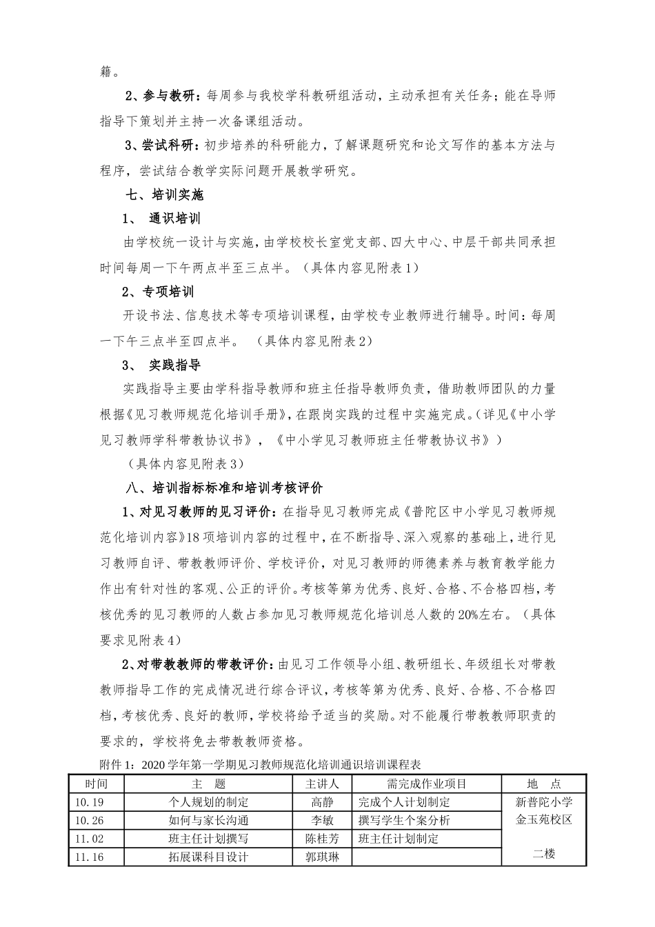 2020新普陀小学见习教师规范化培训计划(1)(1)_第3页
