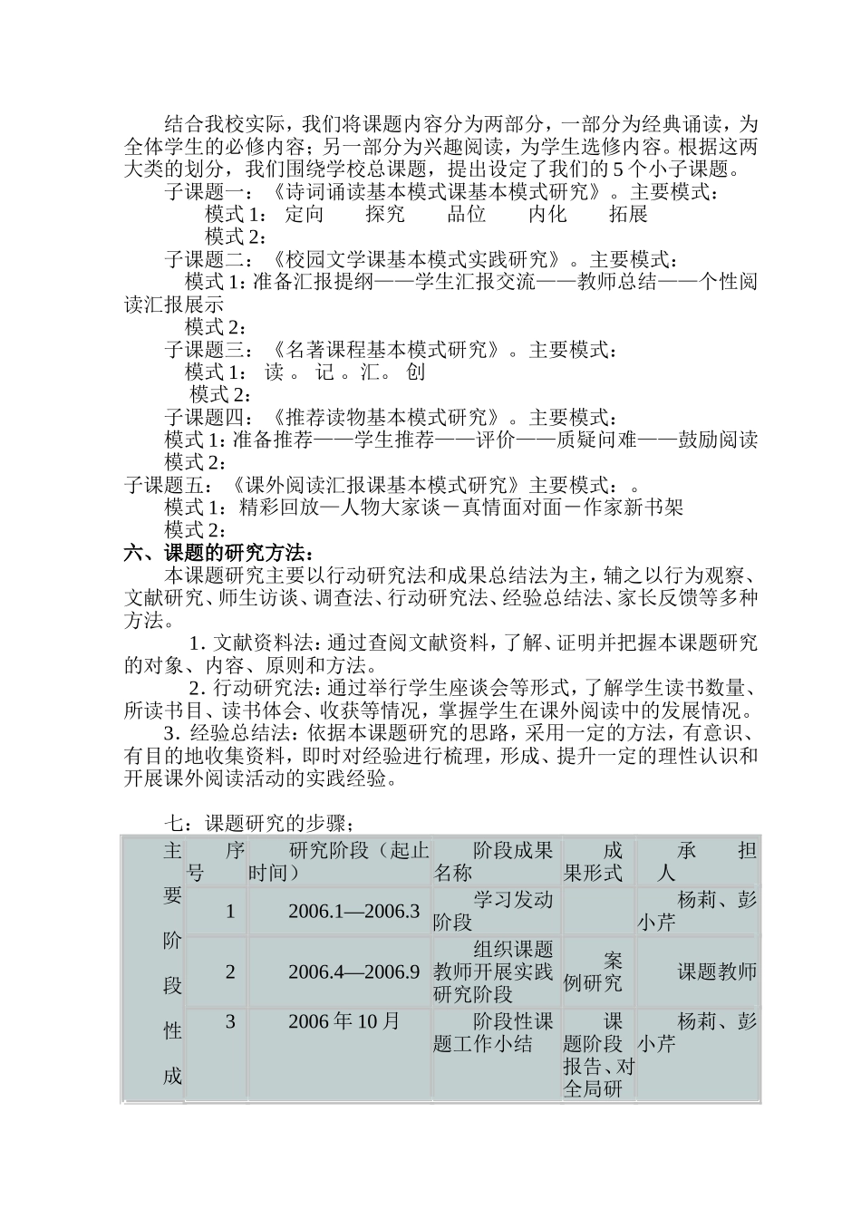 小学语文课外阅读教学基本模式实践与研究报告_第3页