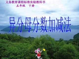 异分母分数加减法课件 (2)