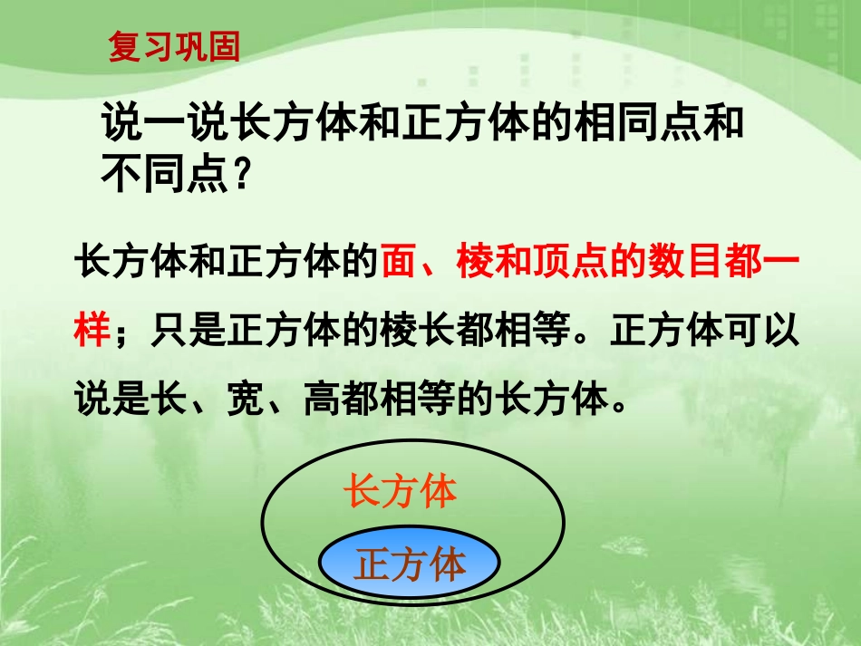 新苏教版六年级数学《长方体和正方体的表面积(一)》教学课件_第2页