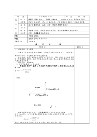No35正弦和余弦（一）