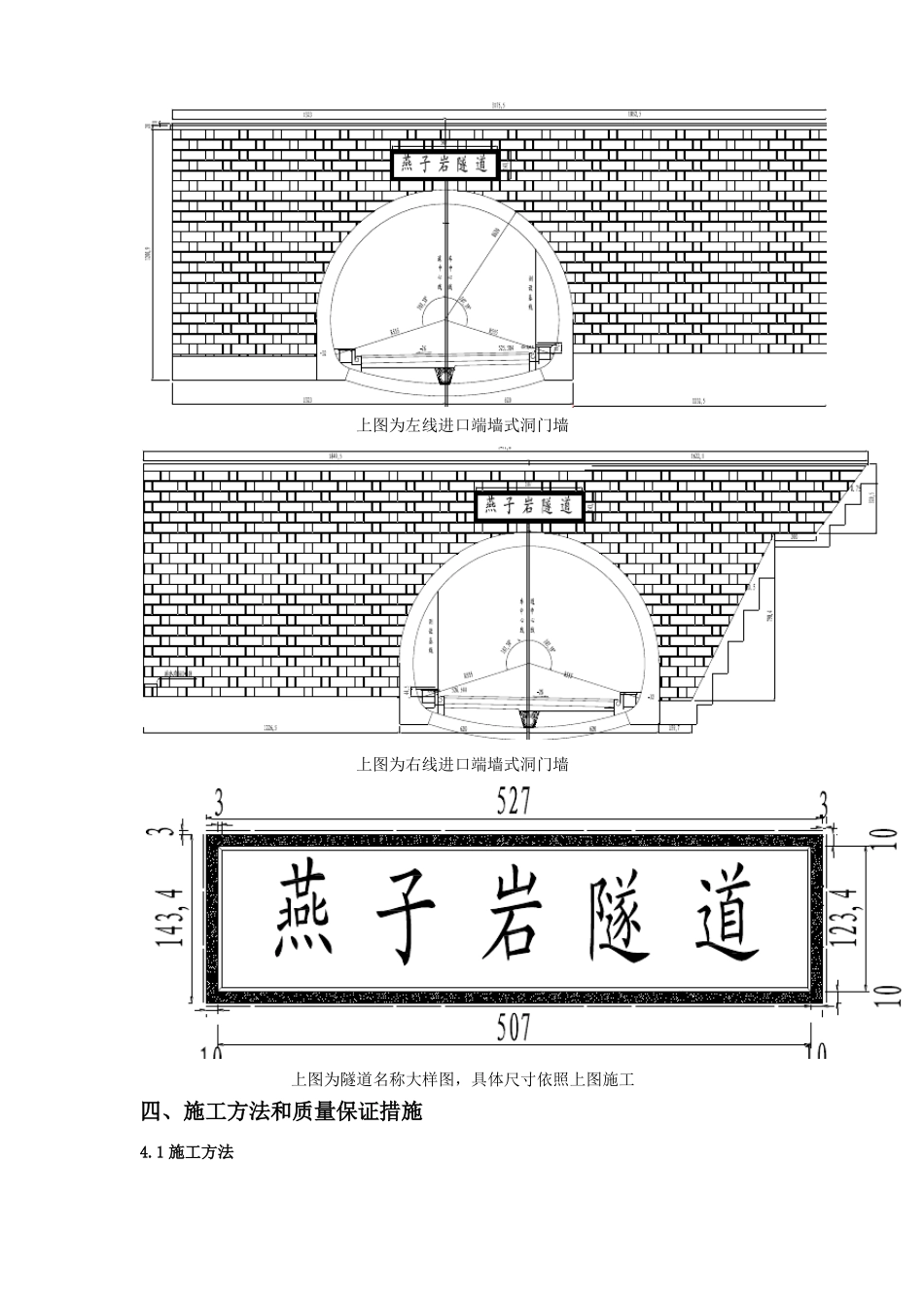隧道端墙式洞门墙方案_第3页