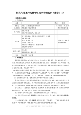 陈恩谱二轮复习自编资料板块六选修—