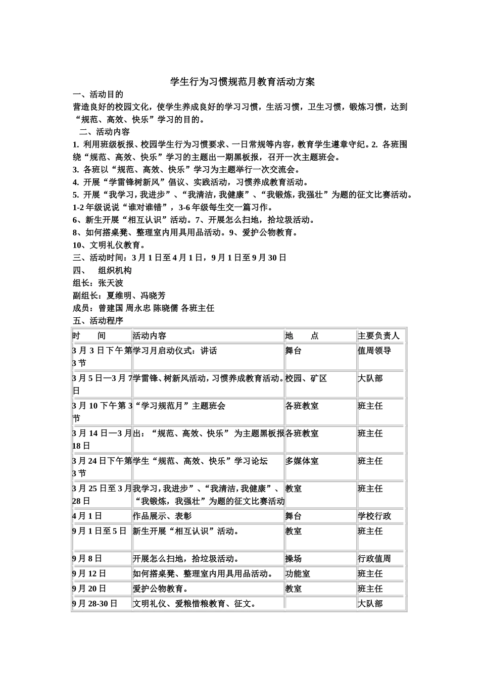 学生行为规范月活动方案_第1页