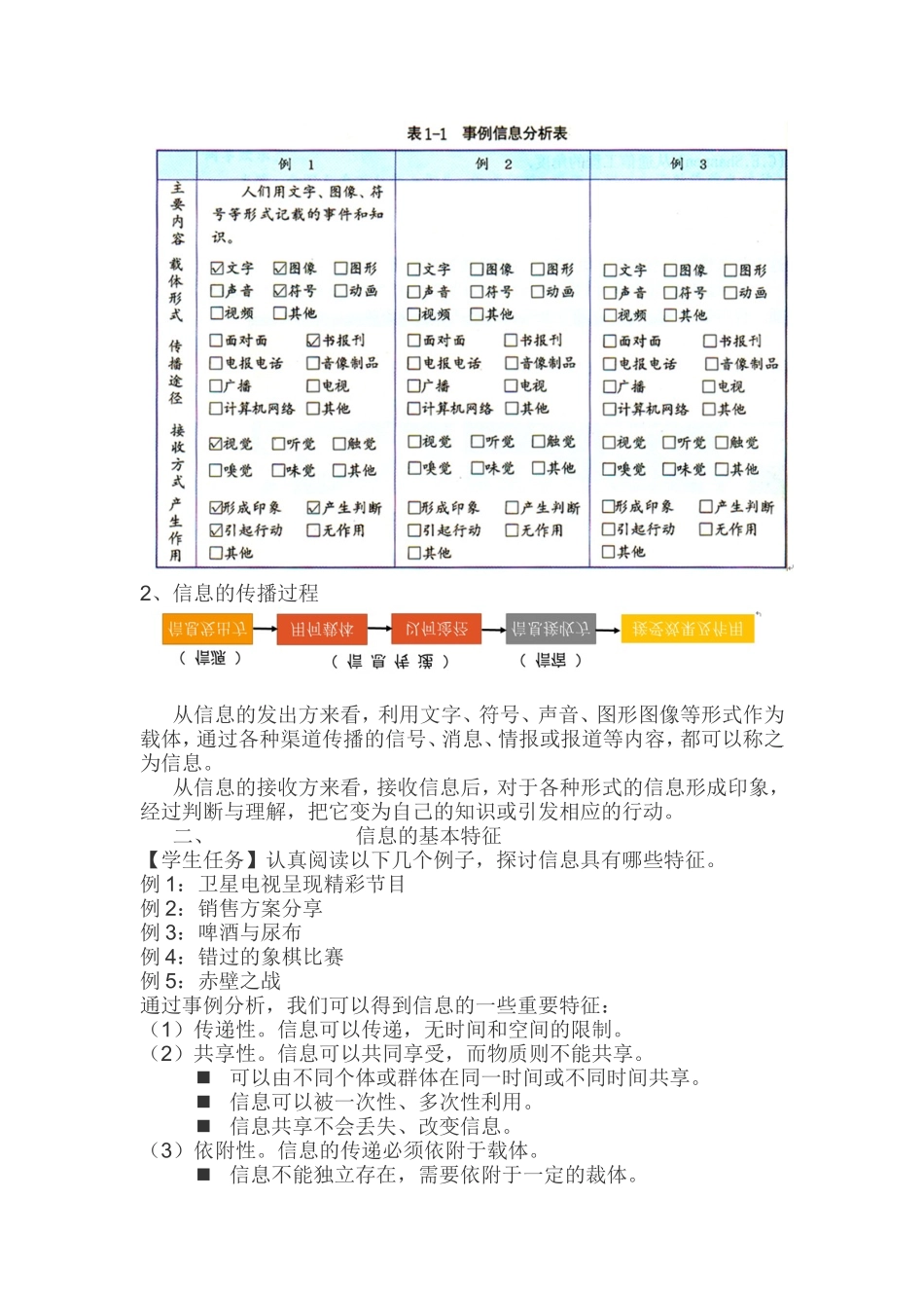 《信息及其特征》教学设计_第3页