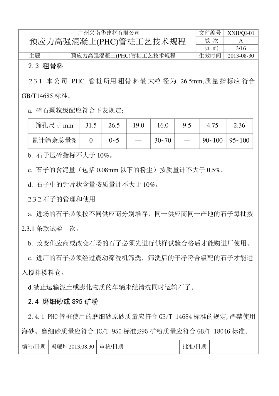 预应力混凝土PHC管桩工艺规程_第3页