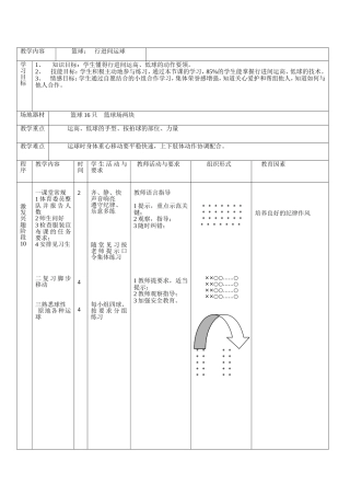篮球行进间运球技术